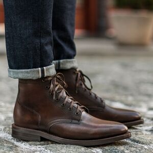Men's Brown Leather Boots